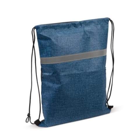Ce sac à dos avec cordon de serrage, est conçu pour améliorer la visibilité dans l'obscurité grâce à sa bande réfléchissante. Il est très pratique et très résistant. Convient à de nombreuses utilisations.