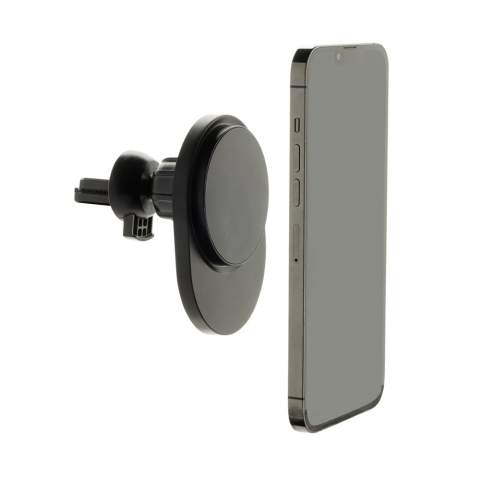 PowerCruze combineert ultrasnel draadloos opladen met 15 W met een ijzersterke grip: de 15 krachtige geïntegreerde magneten houden je telefoon stevig vast in zowel horizontale als verticale richting, en bediening met één hand maakt het bevestigen en verwijderen moeiteloos. Een geïntegreerde led geeft de laadstatus duidelijk weer, terwijl een ingebouwde koelfunctie de optimale temperatuur handhaaft voor veilige, langdurige prestaties. Klik PowerCruze eenvoudig op een ventilatierooster in de auto voor stabiel, handsfree rijcomfort. Gemaakt van RCS-gecertificeerd gerecycled ABS-kunststof. RCS (Recycled Claim Standard) is een standaard om het gerecyclede aandeel van een product in de gehele toeleveringsketen te verifiëren. Totaal gerecycled aandeel: 63% op basis van het totale artikelgewicht. Artikel en accessoires zijn PVC-vrij en verpakt in FSC®-verpakking. De oplader wordt geleverd met een 120 cm lange USB-C naar USB-C-kabel gemaakt van RCS-gecertificeerd gerecycled TPE.<br /><br />WirelessCharging: true<br />PVC free: true