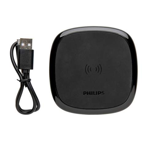 Philips ultra snelle 10W Qi draadloze oplader met LED-indicator. Het oplaadstation ondersteunt 10W snel en veilig opladen. Ingang: 5 V/2 A Draadloze uitgang: Uitgang: 5 W/7,5 W/10 W. Verpakt in Philips geschenkverpakking<br /><br />WirelessCharging: true