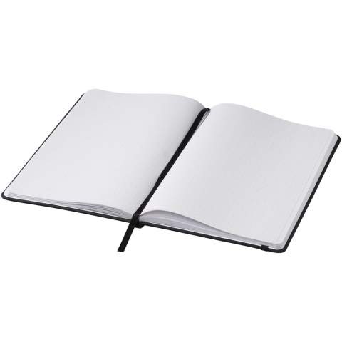 A5 notitieboek met bijpassende kleur elastieke sluiting en lint. Inclusief 96 vellen (60g/m2) stippel lijntjes papier.