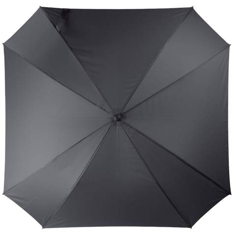 Optez pour le style avec ce grand et luxueux parapluie. Son design carré frappant crée une plus grande surface et est assez grand pour deux personnes. Le cadre est en fibre de verre et résistant au vent.