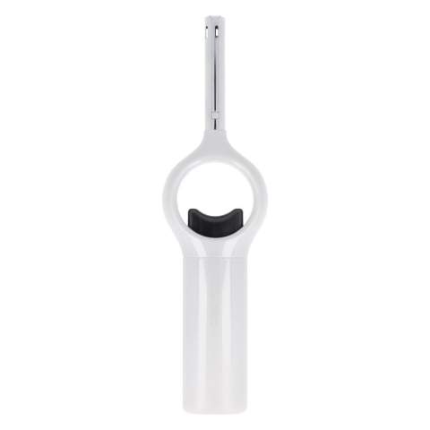 This utility lighter comes in bright colours and it will light up every party. This lighter will mainly be used to light up the barbecue or when lighting candles. The lighter is ideal to avoid burning your hands when lighting up a candle.