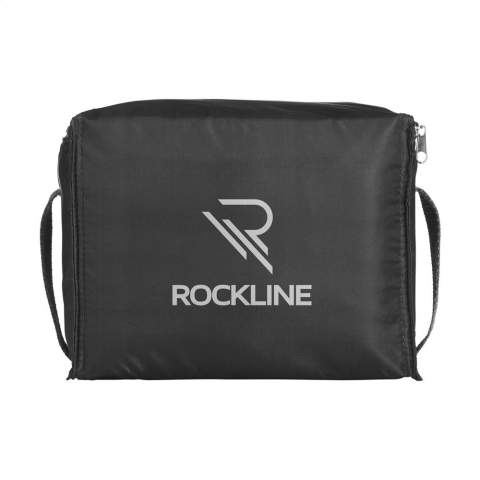 WoW! Sac isotherme en polyester RPET 210D : réalisé avec des bouteilles PET recyclées. Convient pour 6 canettes Avec bandoulière. Certifié GRS. Capacité env. 3,5 litres.
