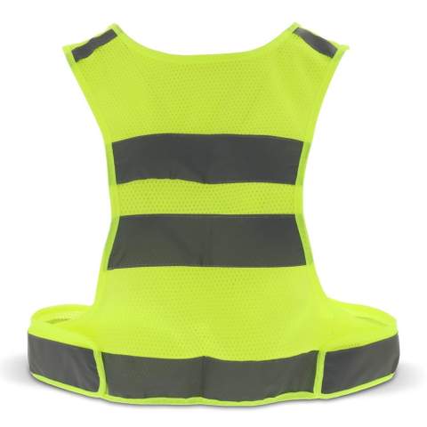Gilet de sport réfléchissant adapté aux sports dans l'obscurité. Ce gilet de sport est ajustable à votre taille. Avec ce gilet de sécurité réfléchissant, vous pouvez également sortir en toute sécurité la nuit.