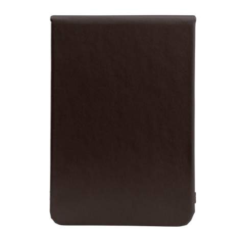 Carnet de poche avec élastique vertical et papier ligné.