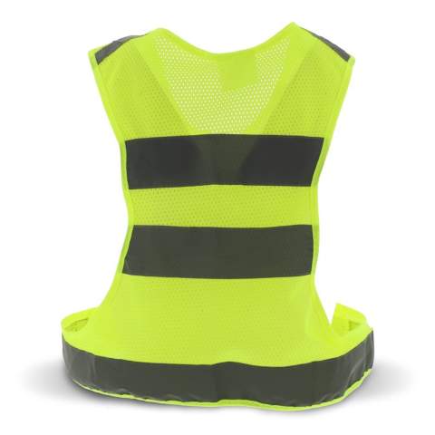Gilet de sport réfléchissant adapté aux sports dans l'obscurité. Ce gilet de sport est ajustable à votre taille. Avec ce gilet de sécurité réfléchissant, vous pouvez également sortir en toute sécurité la nuit.