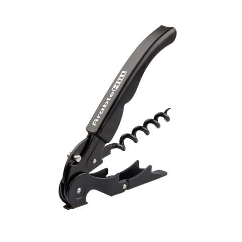 The most commonly used waiter's knife in the catering industry, equipped with a double lever system and teflon spiral. Color Black.
