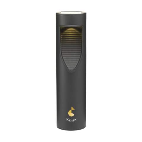 Lampe LED solaire en plastique de la marque Grundig. La lampe sans fil est équipée d'un panneau solaire. Dès qu'il fait noir, la lampe s'allume automatiquement et illumine le jardin d'une lumière blanche et chaude. L'éclairage de jardin d'ambiance idéal à l'énergie solaire. Équipé d'un piquet de terre et facile à déplacer. Bouton marche/arrêt sous le capot supérieur. Puissance lumineuse de 6 à 8 heures après avoir été complètement chargée. Comprend une pile AA Ni-MH 1,2 V. 600 mAh. Par pièce dans une boîte.