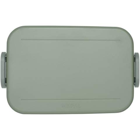 Lunchbox met een strakke afdichtingsring om de inhoud fris en smakelijk te houden. Geschikt voor 4 boterhammen. Verdeler inbegrepen. Capaciteit is 900 ml. Vaatwasserbestendig. BPA-vrij. 2 jaar Mepal garantie.