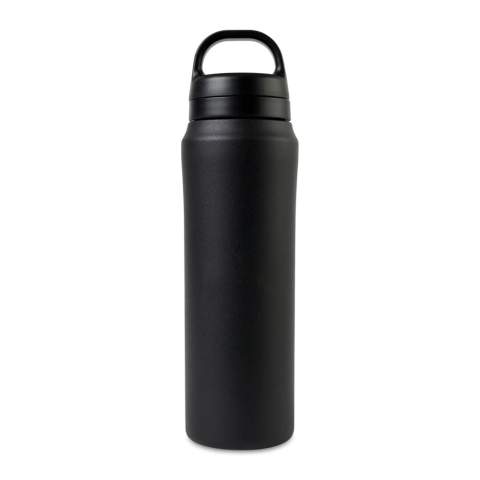 Double-wall vacuum insulated bottle keeps your beverages insulated longer. Made of high-grade, RCS recycled 18/8 stainless steel with a sweatproof design. Two-piece lid system to accommodate wide or narrow flow. Available across both sides of the Atlantic. This item is also offered by Gemline for customers in the US and Canada.<br /><br />HoursHot: 10<br />HoursCold: 18