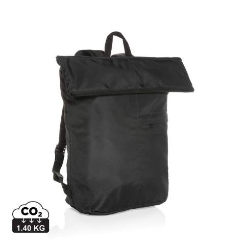 Get ready for a carefree and enjoyable travel experience with this must have backpack. With its clever roll-up design, this packable backpack can easily fit into its built-in pouch, making it an ideal space saving solution for your travels. It's featherlight weighing only a few ounces, so you can pack everything you need without adding extra weight to your load. Made with 100% recycled polyester embedded with the AWARE™ tracer. 2% of proceeds of each Aware™ product sold will be donated to Water.org. PVC free.<br /><br />PVC free: true