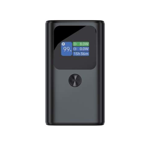 The Urban Vitamin Campbell powerbank is a state-of-the-art charging solution designed to keep you powered on the go. With a powerful 10,000 mAh capacity packed into a pocket-sized design, this charger ensures your devices are always ready when you need them. Featuring a high-quality TFT colour display, the Campbell provides real-time information on charging speed and other essential details, giving you complete control and insight. Equipped with three output ports, including two USB-C and one USB-A, it delivers an impressive 55W of power, capable of charging smartphones, tablets, and even laptops and MacBooks at full speed. Crafted from durable aluminium, it combines premium aesthetics with a robust build, making it a stylish and reliable accessory for modern lifestyles. Urban Vitamin products are made without PVC and are packed in plastic-reduced packaging.<br /><br />PowerbankCapacity: 10000<br />PVC free: true