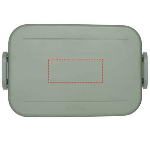 Lunchbox met een strakke afdichtingsring om de inhoud fris en smakelijk te houden. Geschikt voor 4 boterhammen. Verdeler inbegrepen. Capaciteit is 900 ml. Vaatwasserbestendig. BPA-vrij. 2 jaar Mepal garantie.