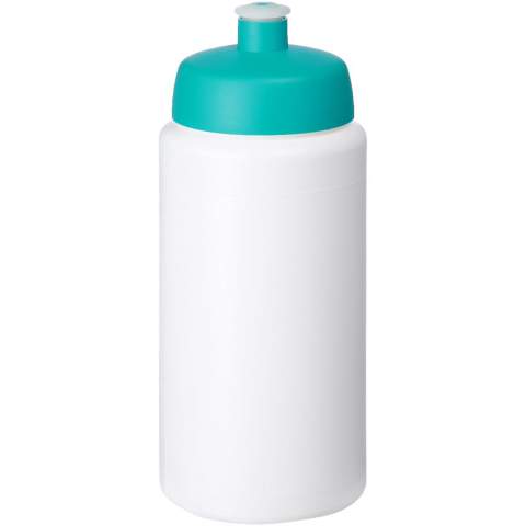 Single-walled sport bottle with integrated finger grip design. Features a spill-proof lid with push-pull spout. Volume capacity is 500 ml. Mix and match colours to create your perfect bottle. Contact us for additional colour options. Made in the UK. BPA-free. EN12875-1 compliant and dishwasher safe.