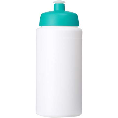 Single-walled sport bottle with integrated finger grip design. Features a spill-proof lid with push-pull spout. Volume capacity is 500 ml. Mix and match colours to create your perfect bottle. Contact us for additional colour options. Made in the UK. BPA-free. EN12875-1 compliant and dishwasher safe.