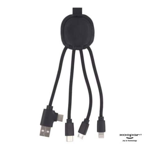 This versatile adapter lets you charge all your devices (at the same time). The recycled leather also makes it the sustainable alternative to the regular adapter and the built-in NFC feature makes it an innovative way to show off your website/visit card/promotion. Xoopar products may not be sold in France and Spain.
