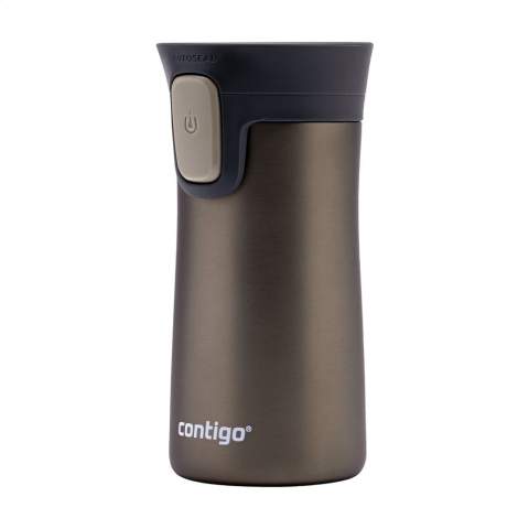 Der kleinste Thermobecher von Contigo® mit einer doppelwandigen Edelstahlwand. Einfach zu bedienen und damit perfekt für auf den Weg. Die AUTOSEAL Technologie garantiert ein 100% tropf- und auslaufsicheres Trinkerlebnis. Die THERMALOCK™-Technologie hält Getränke bis zu 12 Stunden kalt oder bis zu 4 Stunden warm. Nur der Deckel ist spühmaschinengeeignet (in der oberen Korb stellen). Spülen Sie den Becher mit der Hand. Fassungsvermögen 300 ml.     LAGERBESTANDSINFORMATION: Bis zu 1.000 Stück innerhalb von 10 Arbeitstagen verfügbar. Ausnahmen vorbehalten.      Contigo: der Spezialist bei Qualität, Design und Technologie. Direkt erkennbar an dem schlichten und zeitlosen Design - haltbar und robust. Die innovativen Contigo Wasserflaschen und Thermobecher sind geruchs- und geschmacksneutral und BPA-frei. Die Trinkflaschen sind mit einer Hand zu bedienen und garantiert tropfsicher, so ist die überall und jederzeit nutzbar. Mit 2 Jahre Herstellergarantie.