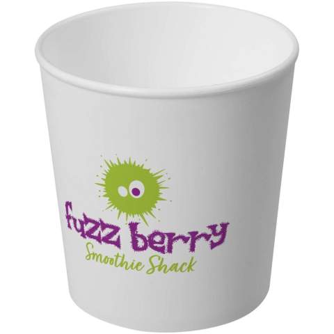 Le gobelet à simple paroi Americano® Switch est la solution parfaite pour en finir avec les contenants à usage unique. Avec une capacité de 200 ml, il est idéal pour les boissons froides, mais aussi pour les glaces et même les frites ! Le gobelet passe au lave-vaisselle, au micro-ondes et ne contient pas de bisphénol A. Dans la famille Americano® Switch, vous pouvez personnaliser votre gobelet en y ajoutant un couvercle et une poignée. Fabriqué au Royaume-Uni et emballé dans un sac en plastique PE recyclé.