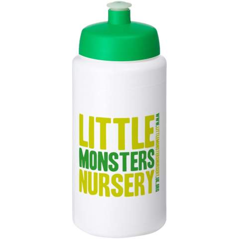 Bouteille de sport à simple paroi avec design intégré antidérapant pour les doigts. Dispose d’un couvercle anti-déversement avec bec à système de pression-traction. Capacité de 500 ml. Couleurs à mélanger et assortir pour créer la bouteille parfaite. Contactez-nous pour plus d'options de couleurs. Fabriqué au Royaume-Uni. Sans BPA. Conforme à la norme EN12875-1. Lavable au lave-vaisselle.