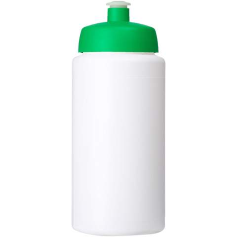 Bouteille de sport à simple paroi avec design intégré antidérapant pour les doigts. Dispose d’un couvercle anti-déversement avec bec à système de pression-traction. Capacité de 500 ml. Couleurs à mélanger et assortir pour créer la bouteille parfaite. Contactez-nous pour plus d'options de couleurs. Fabriqué au Royaume-Uni. Sans BPA. Conforme à la norme EN12875-1. Lavable au lave-vaisselle.