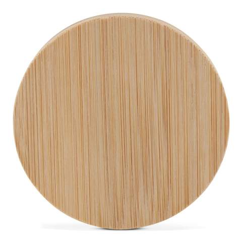 Deze kleine spiegel is omgeven door een frame van bamboe. De stijlvolle zakspiegel geeft je overal de mogelijkheid om jezelf te bekijken in de spiegel.