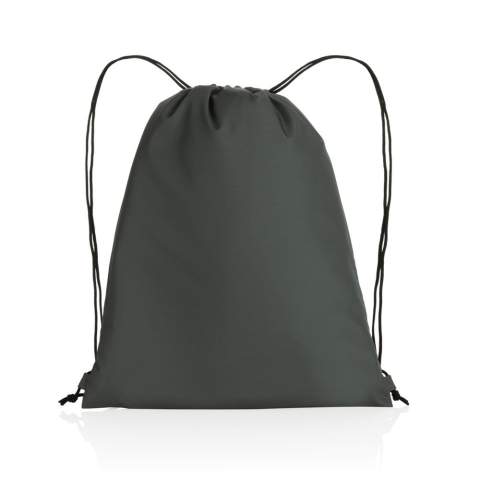 No greenwashing, but telling a true story about sustainability! This Impact 190T RPET drawstring bag is made with AWARE™ tracer. With AWARE™, the use of genuine recycled fabric materials and water reduction impact claims are guaranteed, by using the AWARE disruptive physical tracer and blockchain technology. Save water and use genuine recycled fabrics. With the focus on water 2% of proceeds of each Impact product sold will be donated to Water.org. The drawstring bag is super lightweight and easy to take anywhere on the go. This bag has reused 2,4 PET bottles(500ml) and saved 1,41 litres of water. Water savings are based on figures when compared to conventional fibre. This calculated indication is based on reliable LCA data as published by Textile Exchange in their Material Snapshots 2016.<br /><br />PVC free: true