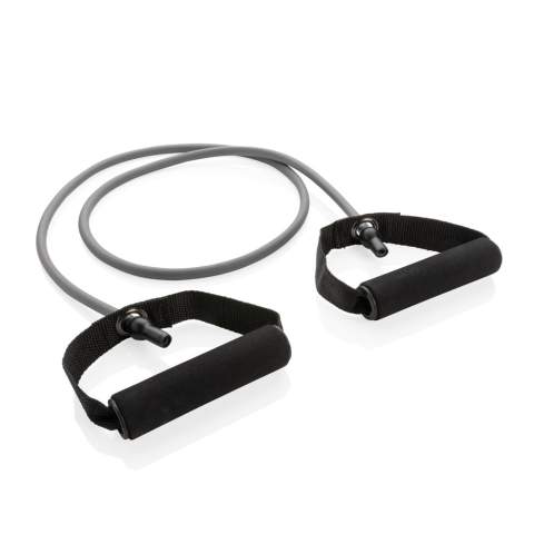 Of je nu thuis of onderweg bent, je hebt geen excuus meer om niet fit en sterk te blijven! Met deze weerstandsband werk je aan al je grote spiergroepen in het boven- en onderlichaam. De band is verpakt in een etui om gemakkelijk mee te nemen. Inclusief handleiding met oefeningen zodat je direct aan de slag kunt.