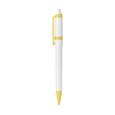 Stylo à encre bleue de la marque Stilolinea®, avec clip et pointe colorés. Fabriqué en Italie.