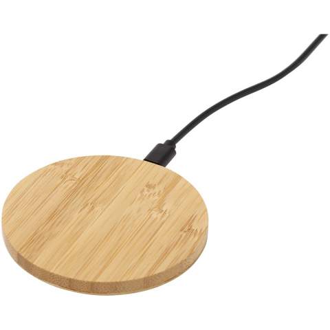 A more sustainable choice! The Essence bamboo wireless charging pad is made of real bamboo and allows for smartphone charging without cables. Supports wireless charging up to 1A for devices that have wireless charging functionality.
