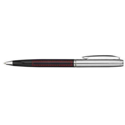 Kugelschreiber mit exklusivem Design und glänzenden Chrom-Akzenten. Inklusive einer hochwertigen Mine in Schwarz und verpackt in einer „LUXE“ Geschenkschachtel (15 x 3,5 x 2 cm).