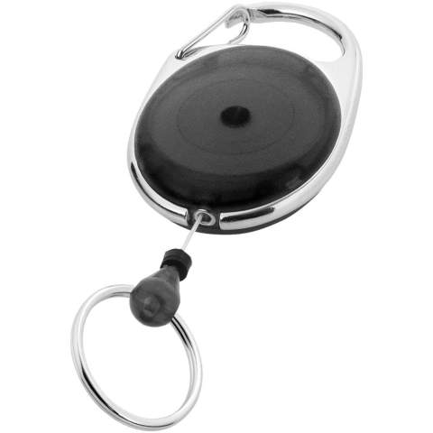 Der Gerlos-Rollerclip ist ein perfekter Artikel für jedes Büro, jede Messe, jede Konferenz und jede Skipiste. Der Rollclip ist mit einem Karabiner ausgestattet und dank seines starken Mechanismus und der 60 cm langen Kordel kann der Besucher einfach einen Ausweis anbringen und schnell aufbewahren. Der Gerlos-Schlüsselanhänger ist aus stabilem ABS-Kunststoff gefertigt und in verschiedenen Farben erhältlich.   