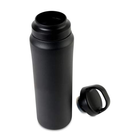 Double-wall vacuum insulated bottle keeps your beverages insulated longer. Made of high-grade, RCS recycled 18/8 stainless steel with a sweatproof design. Two-piece lid system to accommodate wide or narrow flow. Available across both sides of the Atlantic. This item is also offered by Gemline for customers in the US and Canada.<br /><br />HoursHot: 10<br />HoursCold: 18