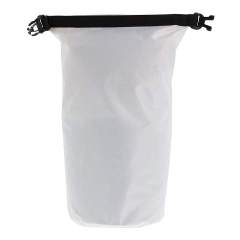 Wasserdichter Seesack, ideal für den Strand, auf einem Boot oder einfach nur für einen Spaziergang durch den Wald. Gefüllt mit Luft bleibt diese Tasche auch in Notfällen schwimmfähig. Mit dem zusätzlichen Ring und den Karabinern kann diese Tasche auch problemlos quer über den Körper getragen werden. Wasserdicht IPX6, geschützt gegen Hochdruckwasserstrahlen aus beliebigem Winkel. Die Tasche darf nicht eingetaucht werden.