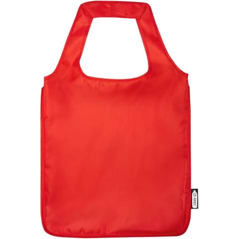 Le grand sac shopping Ash en PET recyclé est une excellente alternative aux sacs en plastique. Il est fabriqué à partir de plastique PET recyclé qui est également certifié GRS, ce qui en fait un choix durable. Le sac résiste à un poids maximal de 10 kg et dispose d'un grand compartiment principal ouvert. Avec ses poignées de 30 cm de long, le sac est facile à transporter sur l'épaule.