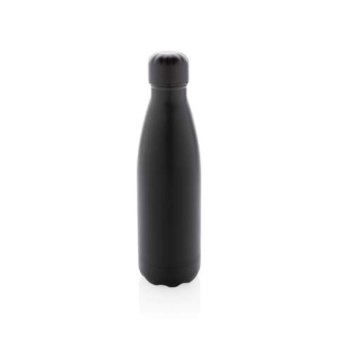 Diese vakuumisolierte Trinkflasche hält Ihre Getränke bis zu 15h kalt und bis zu 5h warm und passt mit Ihrem Umfang in die meisten Becherhalter. Inhalt: 500ml. Nur Handwäsche.<br /><br />HoursHot: 5<br />HoursCold: 15