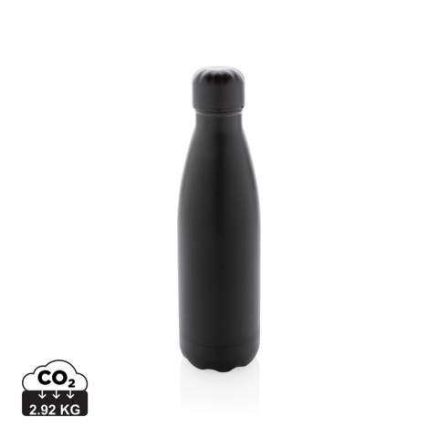 Diese vakuumisolierte Trinkflasche hält Ihre Getränke bis zu 15h kalt und bis zu 5h warm und passt mit Ihrem Umfang in die meisten Becherhalter. Inhalt: 500ml. Nur Handwäsche.<br /><br />HoursHot: 5<br />HoursCold: 15