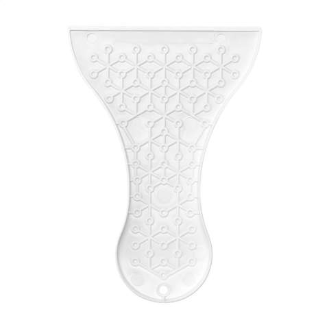 WoW! Ice scraper made from recycled Ocean Bound Plastic from Plastic Bank®. Old bottles and other stray plastic products were used for the material. • With the purchase of this product you support Plastic Bank®.     Plastic Bank® is an international organisation with two main goals. These goals concern us all, reducing poverty and reducing plastic waste in the oceans. Plastic Bank® pays people in developing countries to return plastic waste. This plastic is collected from beaches, rivers, riverbanks, landfills and from the shallow parts of the ocean. This helps prevent plastic waste from polluting the oceans. The collected plastic is sorted, cleaned and processed into granules. New products are then made from these granules and given the Social Plastic® label. Optional: Each item supplied with an individual kraft tag.