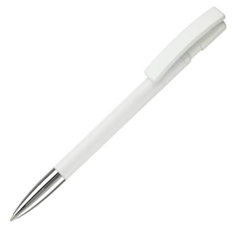Kugelschreiber mit hardcolour Schaft, Bogenclip und Metallspitze designed by Toppoint. Made in Germany. Blauschreibende X20-Mine mit einer Schreibleistung von 2,5km. 