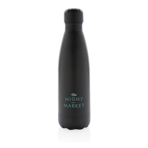 Diese vakuumisolierte Trinkflasche hält Ihre Getränke bis zu 15h kalt und bis zu 5h warm und passt mit Ihrem Umfang in die meisten Becherhalter. Inhalt: 500ml. Nur Handwäsche.<br /><br />HoursHot: 5<br />HoursCold: 15