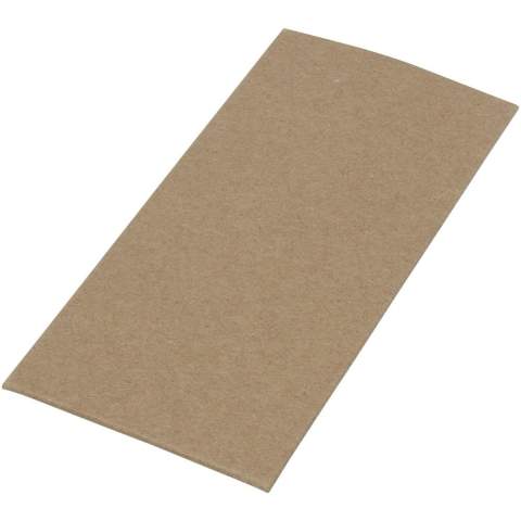 Premium quality rectangular keychain made of bamboo with zinc alloy metal casing, supplied into a brown recycled Kraft paper envelope. The size of the keychain is 5 x 3 cm. Made for laser engraving. 