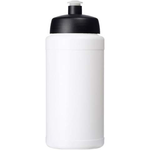 Bouteille de sport à simple paroi. Dispose d’un couvercle anti-déversement avec bec à système de pression-traction. Capacité de 500 ml. Couleurs à mélanger et assortir pour créer la bouteille parfaite. Contactez-nous pour plus d'options de couleurs. Fabriqué au Royaume-Uni. Sans BPA. Conforme à la norme EN12875-1. Lavable au lave-vaisselle.
