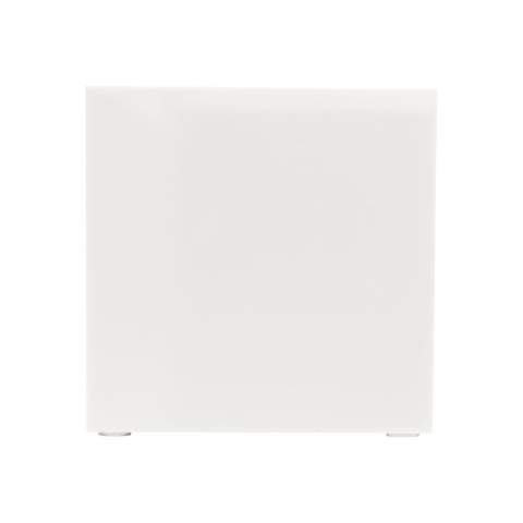 Papierkubus met wit papier in kubusdoos met vier transparante vakken voor kantoorartikelen. Ideaal voor thuis of op kantoor. Ongeveer 800 vellen. Elke kubus is krimpverpakt.