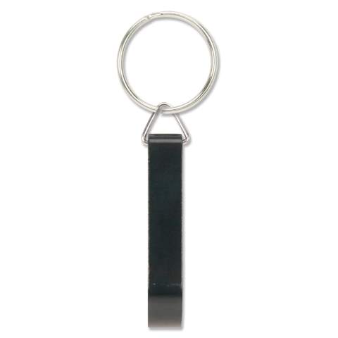 Aluminium sleutelhanger voorzien van handige flesopener.