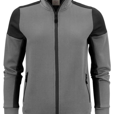Bicolor sweatshirt met contrasterende ritssluiting vooraan en aan de steekzakken. Contrasterend neklint. Uitscheurbaar neklabel en afzonderlijk geweven maatlabel. Aan de binnenzijde van de linkerzijnaad werd een zakje voorzien voor het innaaien van een waschip. Zipper pullers in contrastkleur. Deze kunnen indien gewenst vervangen worden door één van de andere beschikbare kleuren. Oeko-Tex 100 gecertificeerd. Dit artikel is verpakt in een composteerbare polybag