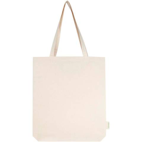 Le sac shopping Orissa de 180 g/m² offre un espace de rangement supplémentaire grâce à son large fond, et ses longues anses le rendent confortable à porter. Le sac shopping est fabriqué en coton d'Inde certifié Oeko-Tex. Capacité de charge maximale de 5 kg. Capacité : 11 litres.