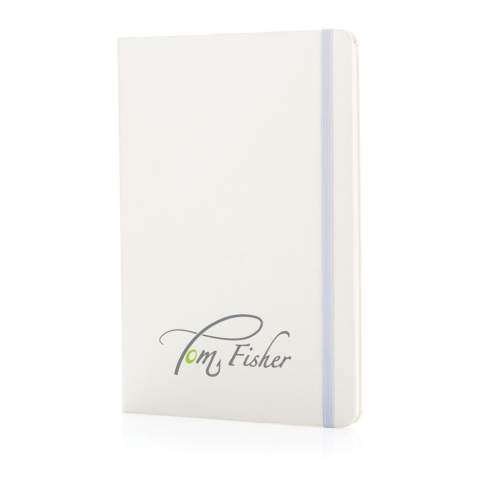 Hardcover Skizzenbuch A5 mit Seitentrenner und elastischem Verschlussband. 72 Seiten, 70g/m² cremefarbene Seiten, blanko. Perfekt für alle Skizzen, Ideen und Aufzeichnungen<br /><br />NotebookFormat: A5<br />NumberOfPages: 144<br />PaperRulingLayout: Leere Seiten