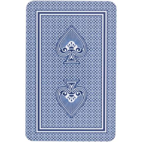 Klassisches Kartenspiel mit 54 Spielkarten (einschließlich 2 Jokern). Geliefert in einer zertifizierten Kartonbox aus nachhaltigen Quellen.