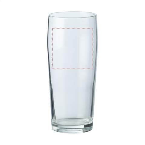 Smal, hoog bierglas. Een populair glas dat veel gebruikt wordt in de horeca en bij verenigingen. Inhoud 180 ml.