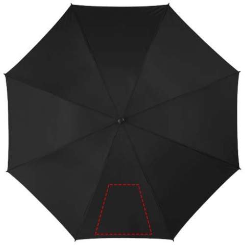 De 30" Yfke paraplu heeft genoeg ruimte om 2 personen droog te houden. Hij is gemaakt van water- en kleurbestendig polyester, en heeft een supersterke, lichtgewicht fiberglas schacht en metalen baleinen. Het EVA schuim handvat maakt de paraplu comfortabel om vast te houden. Daarnaast biedt hij meerdere mogelijkheden voor het plaatsen van logo's of  teksten en is hij verkrijgbaar in diverse kleuren.