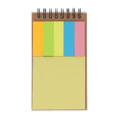 Nice set of adhesive notes made of seed paper. Simply plant the cover and water it. In time the seeds will sprout, a mix of lavender, daisies, Chrysanthemum, mint and cherry tomatoes. Your message will flourish, making this a sustainable and unique item. Contains: 100 sheets of recycled paper with checkered pattern, 25 adhesive notes and 25 sheets of page markers in 5 colours.